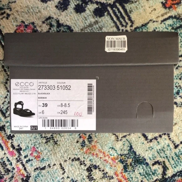 Ecco Flowt Wedge LX Black - Picture 6 of 10